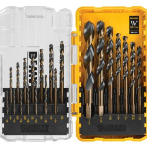 Black and Gold Drill Bit Set (21-Piece)