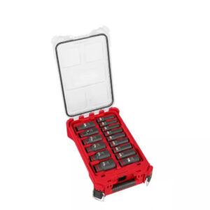 SHOCKWAVE Impact-Duty 1/2 in. Drive SAE Deep Well Impact PACKOUT Socket Set (15)