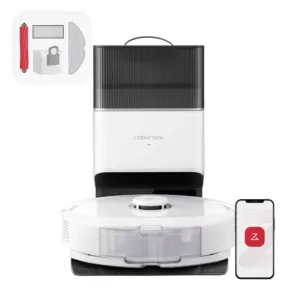 Roborock Q8 Max+ Robotic Vacuum and Mop with Smart Navigation, Self-Emptying, M
