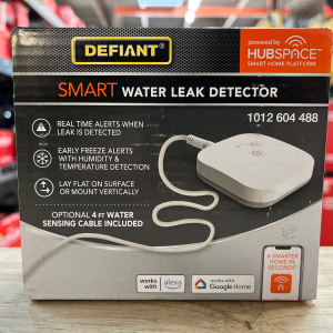 DEFIANT Smart Water Leak Detector SWLZ20BWB Powered HUBSPACE