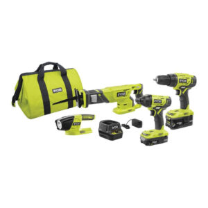 18-Volt ONE+ Lithium-Ion Cordless 4-Tool Combo Kit