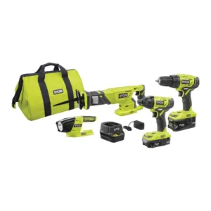 18-Volt ONE+ Lithium-Ion Cordless 4-Tool Combo Kit