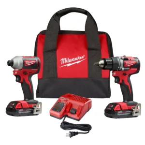M18 18-Volt Lithium-Ion Brushless Cordless Compact Drill/Impact Combo Kit (2-Too