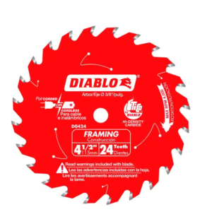 4-1/2in. x 24-Teeth Framing Trim Saw Blade for Wood