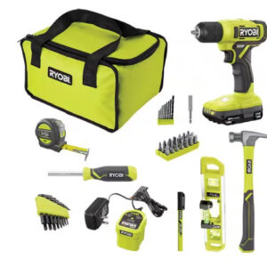 ONE+ 18V Cordless 3/8 in. Drill Kit with 1.5 Ah Battery, Charger, and Accessorie