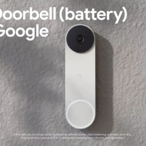 Google Nest Doorbell Battery Smart Wi-Fi Video Doorbell Camera Ivy GA02075-US