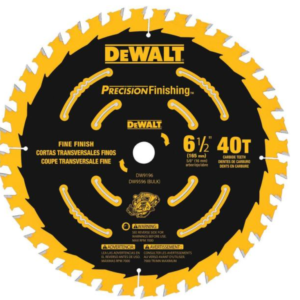 6-1/2 in. 40-Tooth Precision Finishing Saw Blade