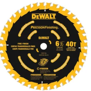 6-1/2 in. 40-Tooth Precision Finishing Saw Blade