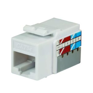 Commercial Electric Category 5e Jack White 25 Pack
