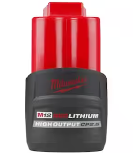 M12 12V Lithium-Ion CP High Output 2.5 Ah Battery Pack