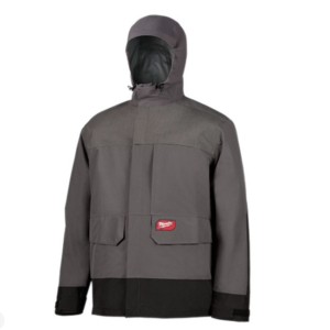 Men's Large M12 12-Volt Lithium-Ion Cordless Heated Quilted Jacket Kit withGray