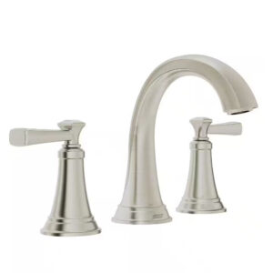 Rumson 8 in. Widespread 2-Handle Bathroom Faucet in Brushed Nickel