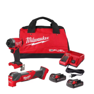 M18 FUEL 18V Lithium-Ion Brushless Cordless Multi-Tool Impact Driver Combo Kit (