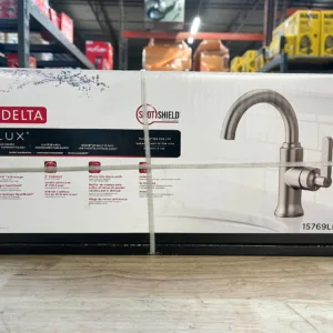 Delta Trinsic Stainless Steel Single hole 1-handle WaterSense High-arc Residenti
