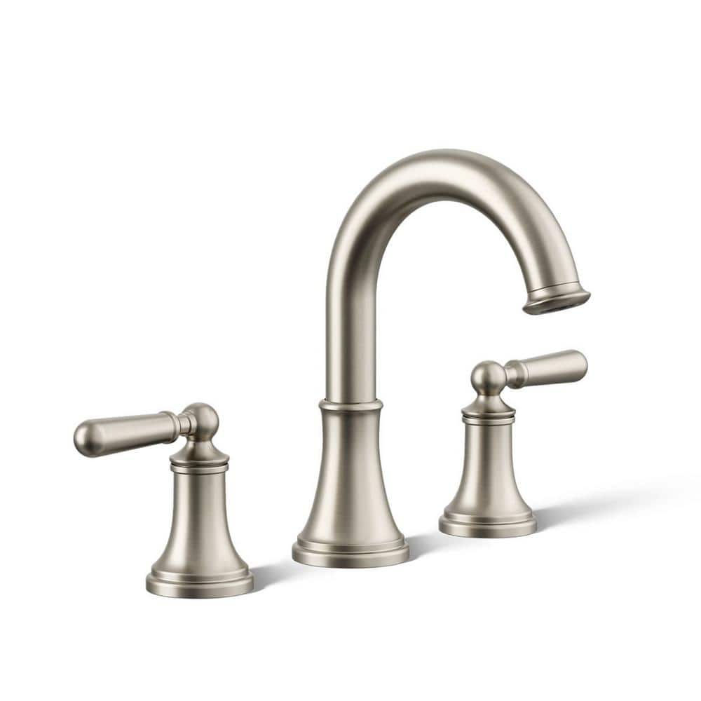 KOHLER Capilano 8 in. Widespread 2-Handle Bathroom Faucet in Vibrant Brushed Ni