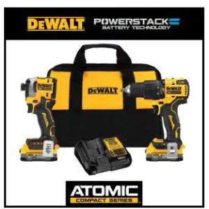 20-Volt MAX Lithium-Ion Brushless Cordless Combo Kit (2-Tool) with Two 1.7 Ahr B