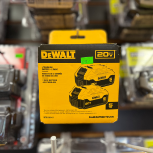 DEWALT 20V MAX Premium Lithium-Ion 5.0Ah Battery Pack (2 Pack) DCB205-2