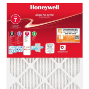 Honeywell 12 x 20 x 1 Allergen Plus Pleated MERV 11 FPR 7 Air Filter