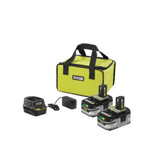 18-Volt ONE+ LITHIUM+ HP 3.0 Ah Battery (2-Pack) Starter Kit with Charger +Bag