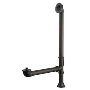 Kingston Brass Vintage Claw Foot 1-1/2 in. O.D. Brass Lift and Turn Leg Tub Dra