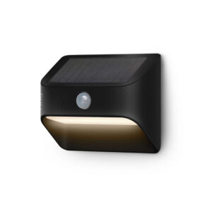 Ring Smart Lighting Solar Black Motion Activated Integrated LED Deck Step Light