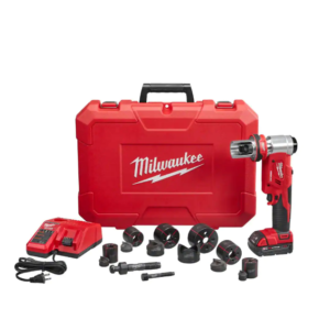 M18 18V Lithium-Ion Cordless FORCE LOGIC 6 Ton Knockout Tool 1/2 in. to 2 in. Ki