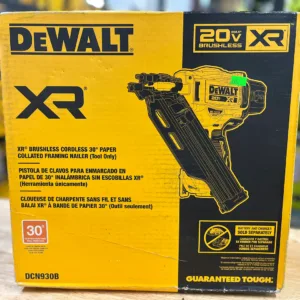 DEWALT XR 20V MAX 30 Degree Paper Tape Framing Nailer (Bare Tool)