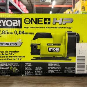 RYOBI ONE+ HP 18V Brushless 1/4 hp Cordless Transfer Pump