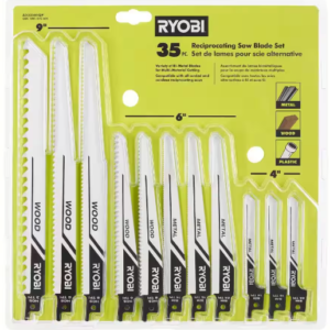 Multi-Purpose Reciprocating Saw Blade Set (35-Piece)