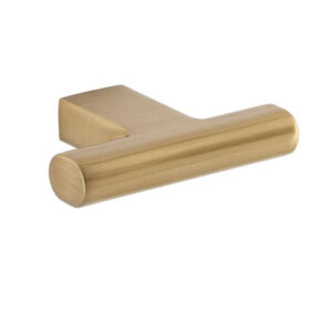 Vail 2 in. (51 mm) Satin Brass T-Shaped Cabinet Knob