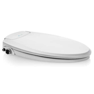Brondell Swash Ecoseat Non-Electric Bidet Seat for Elongated Toilet in White S1