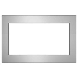 GE 27 in. Optional Built-In Trim Kit in Stainless Steel JX7227SLSS