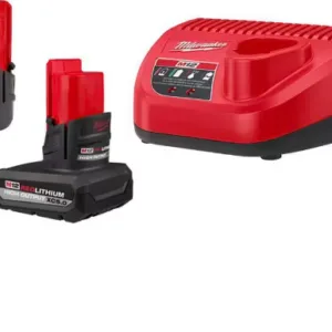 M12 12-Volt Lithium-Ion High Output 5.0 Ah and 2.5 Ah Battery Packs and Charger