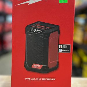 M12 12-Volt Lithium-Ion Cordless Bluetooth/AM/FM Jobsite Radio with Charger
