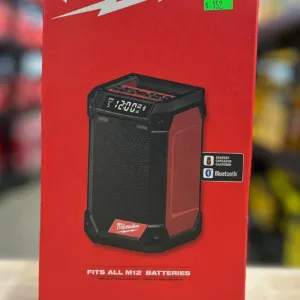 M12 12-Volt Lithium-Ion Cordless Bluetooth/AM/FM Jobsite Radio with Charger