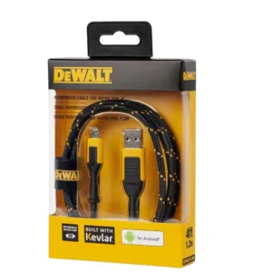 10 ft. Reinforced Braided Cable for Micro-USB