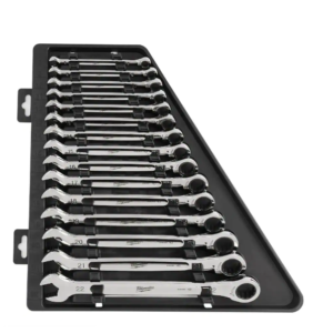 Metric Ratcheting Combination Wrench Set (15-Piece)