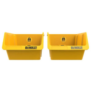DEWALT Plastic Bins 2-Pack for Workshop Storage System, Heavy-Duty Composite, B