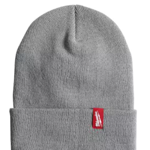 Men's Gray Acrylic Cuffed Beanie Hat