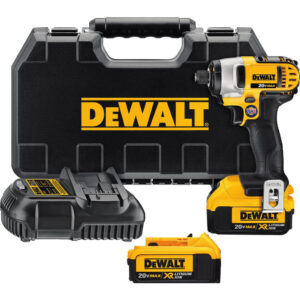 20-Volt MAX 1/4 in. Impact Driver Kit with (2) batteries 4Ah, Charger and Case