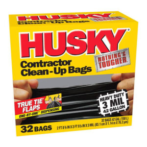 Husky 42 Gal Heavy Duty Clean-Up Bags