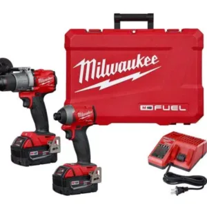 M18 FUEL 18-Volt Lithium-Ion Brushless Cordless Hammer Drill and Impact Driver