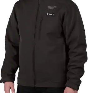 Men's Small M12 12V Lithium-Ion Cordless TOUGHSHELL Black Heated Jacket Kit with