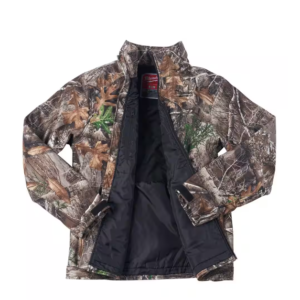 Men's Large M12 12V Lithium-Ion Cordless QUIETSHELL Camo Heated Jacket with (1)
