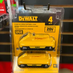 20V MAX Compact Lithium-Ion 4.0Ah Battery Pack (2 Pack)