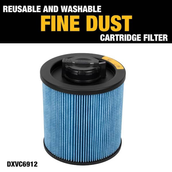 DEWALT 6 Gal. to 16 Gal. Cartridge Filter