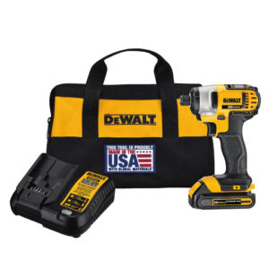 1/4 in. Impact Driver with (1) 20-Volt Battery 1.3Ah, Charger and Tool Bag