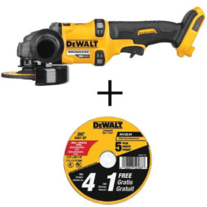 DEWALT FLEXVOLT 60V MAX Cordless Brushless 4.5-6 in Small Angle Grinder