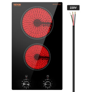 VEVOR Black Elements Electric Cooktop