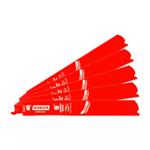 9 in. 14/18 TPI Steel Demon Bi-Metal Reciprocating Saw Blades for Medium Metal